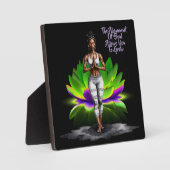 Haar Wijsheid Uitlijning Tafelblad Plaquette met E Fotoplaat (Voorkant)