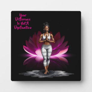 Haar Wijsheid Verschil Tafelblad Plaque met Ezel Fotoplaat