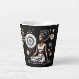 Haar wijsheidsdenken beheerst latte Mok