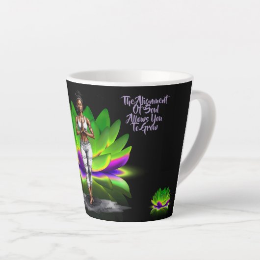 Haar Wisdom Alignment Latte Mok (Rechterhoek)