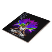 Haar Wisdom Emersion keramische Tegel Tegeltje (Zijkant)