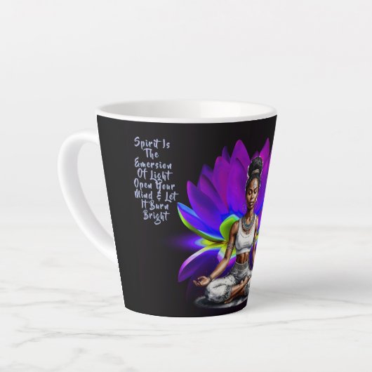 Haar Wisdom Emersion Latte Mok (Linkerhoek)