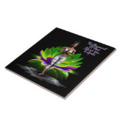 Haar Wisdom Soul Alignment Keramische Tegel Tegeltje (Zijkant)