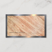 Haaraccessoires | Hout | QR Code Afspraakkaart Afsprakenkaartje (Achterkant)