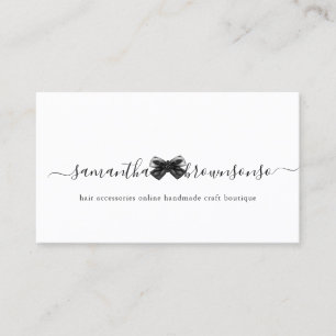 Haaraccessoires online handgemaakte ambachtelijke visitekaartje