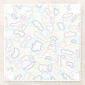 Haarbanden Glas Onderzetter Glazen Onderzetter (Achterkant)