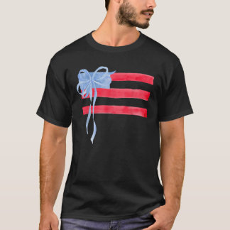 Haarboog Amerikaanse vlag 4 juli T-shirt