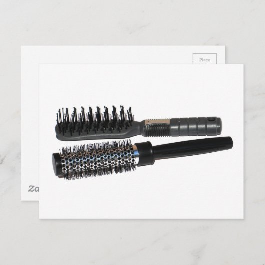 Haarborstel Briefkaart (Voorkant / Achterkant)