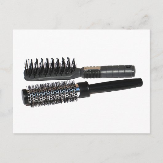 Haarborstel Briefkaart (Voorkant)