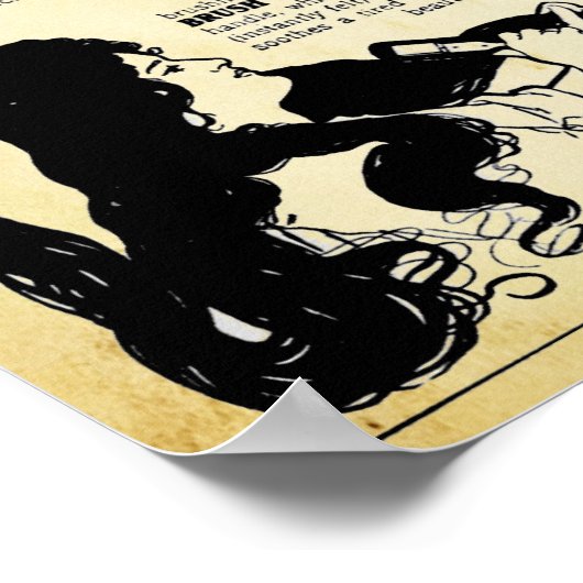 haarborstel poster (Hoek)