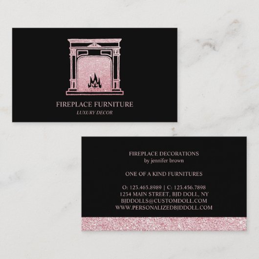  haard visitekaartje (Voorkant / Achterkant)