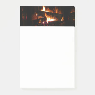 Haard Warme Winter Scene Fotografie Post-it® Notes