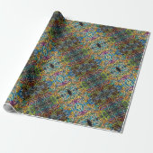 Haardewerkpapier van Medusa Cadeaupapier (Uitgerold)