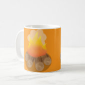 Haardhout Koffiemok (Voorkant links)