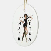 HaarDIVA-keramisch Ornament (Links)