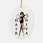 HaarDIVA-keramisch Ornament (Voorkant)