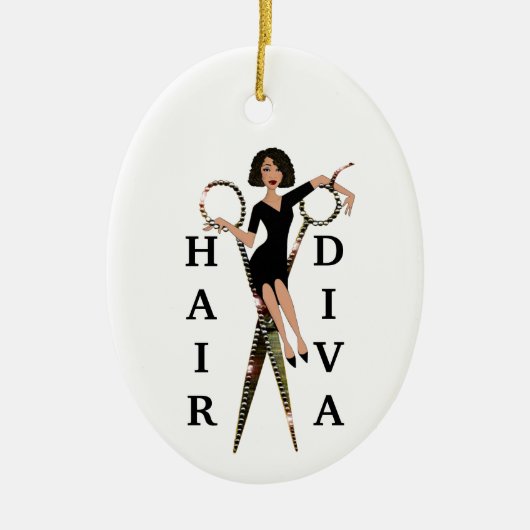 HaarDIVA-keramisch Ornament (Voorkant)