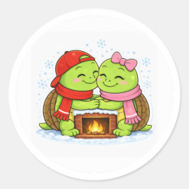 Haardknuffel Ronde Sticker