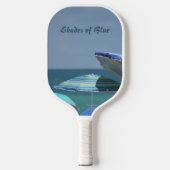  haardoorsneden van blauwe doorsnede pickleball paddle (Voorkant)
