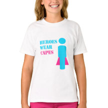 Haardoppen (Blauwgroen/roze) T-shirt