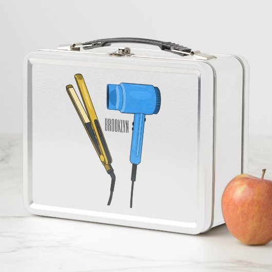 Haardroger en haarrechtse illustratie (In situ)