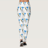 Haardroger en haarrechtse illustratie leggings (Achterkant)