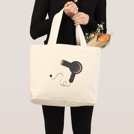 Haardroger Grote Tote Bag (Voorkant (product))