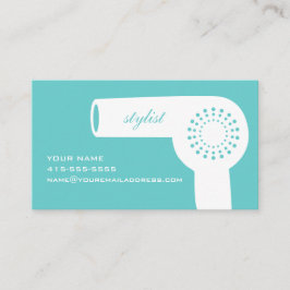 Haardroger-stijllijstkaart Visitekaartje