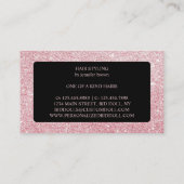 Haarexentie Roos goud Visitekaartje (Achterkant)