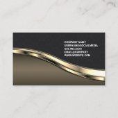 Haargereedschap | QR-code | Goud Metaal Visitekaartje (Achterkant)