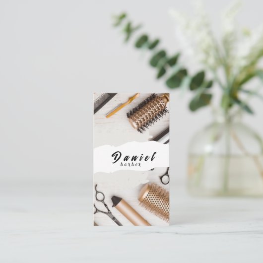 Haargoeroes - Show uw ambacht in elk ontwerp Visitekaartje (Staand voorkant)