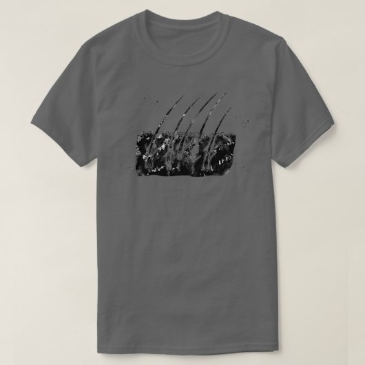 Haargroei stadia 2 t-shirt (Design voorkant)