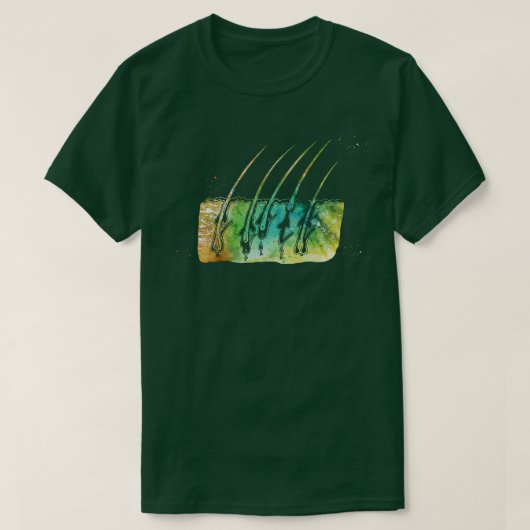 Haargroeistadia T-shirt (Design voorkant)