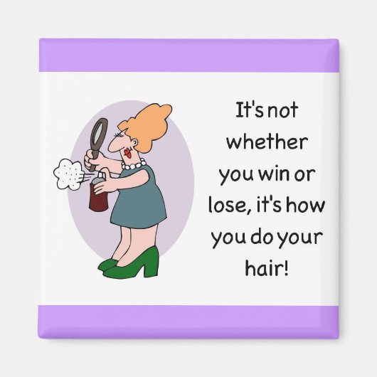 haarhandel magneet (Voorkant)