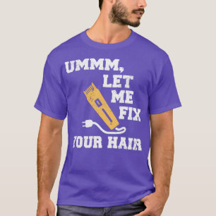 haarkapje voor haarkappers t-shirt