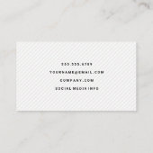 Haarklemmen | Set Barbergereedschap | Stripesatroo Visitekaartje (Achterkant)