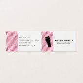 Haarklemmen Visitekaartje (Buitenkant ongevouwen)