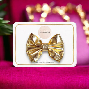 Haarklemtoon horizontaal op de regenboogbalk van u visitekaartje