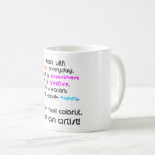 Haarkleurige Mok (Voorkant rechts)