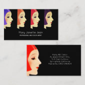 Haarkleurist Stylist Salon Professionals Expert Visitekaartje (Voorkant / Achterkant)