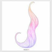 Haarkleurmaker Stylist Roze en Violet Hair Curl Sticker (Vel)