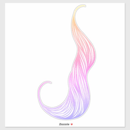 Haarkleurmaker Stylist Roze en Violet Hair Curl Sticker (Vel)
