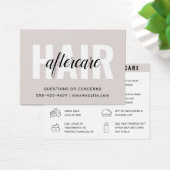 Haarkleurstof Aftercare Visitekaartje (Bureau)