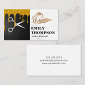 Haarkleurstof en schaar | Hair Stylist Visitekaartje (Voorkant / Achterkant)