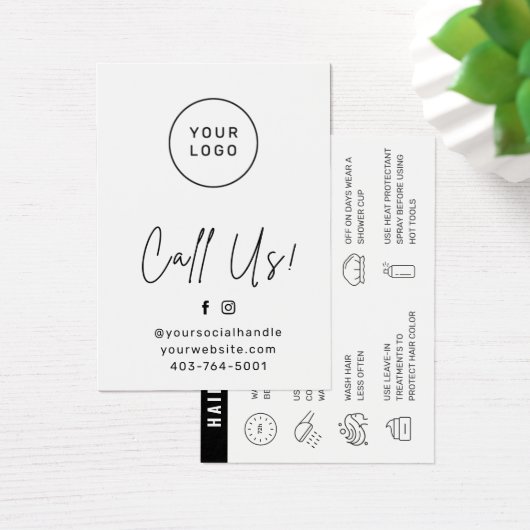 Haarkleurstof Moderne haarkleurstof Aftercare Kaar Visitekaartje (Bureau)