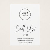 Haarkleurstof Moderne haarkleurstof Aftercare Kaar Visitekaartje (Voorkant)