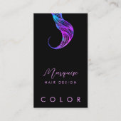 Haarkleurstof Stijllijst Chic Iridescent en Zwart Visitekaartje (Voorkant)