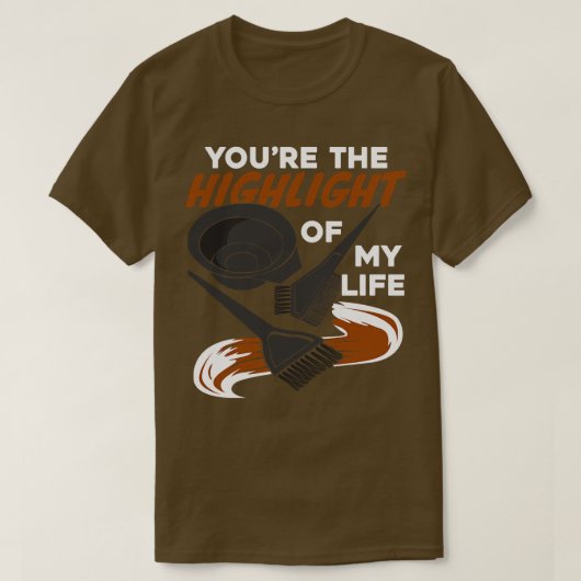 Haarkleurstof stylist Hairdresser Gift T-shirt (Design voorkant)