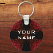 Haarkruis Rood Sleutelhanger (Voorkant)