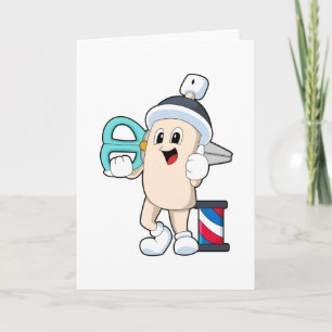 Haarlak als Kapper met Scharen Kaart